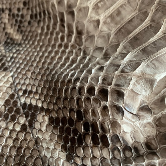 NWTRare,hard to find GIANNI NOTARO guarantee certificateBag.Real PythonLeather.I - Picture 8 of 13